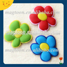 Colorful funny shape flower shaped magnets for fridge